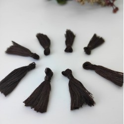 Kahve Pamuk Püskül 10 Adet-TPS-1117