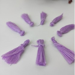 Lila Pamuk Püskül 10 Adet-TPS-1121