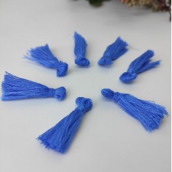 Mavi Pamuk Püskül 10 Adet-TPS-1122