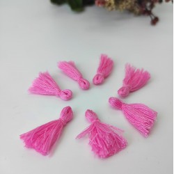 Pembe Pamuk Püskül 10 Adet-TPS-1125