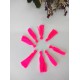 Neon Pembe Pamuk Püskül 10 Adet 3 cm-TPS-1132