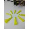 Neon Sarı Pamuk Püskül 10 Adet 3 cm-TPS-1133