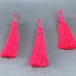 Neon Fuşya Püskül 10 Cm-TPS-1135