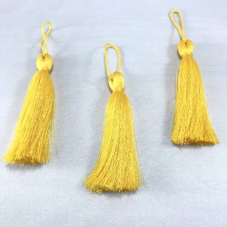 Koyu Sarı Püskül 10 Cm-TPS-1136