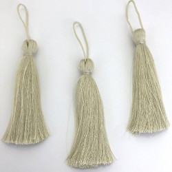 Koyu Krem Püskül 10 Cm-TPS-1144