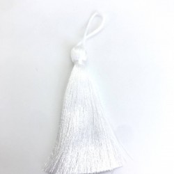 Beyaz Püskül 10 Cm-TPS-1146