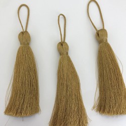 Bal Rengi Püskül 10 Cm-TPS-1154