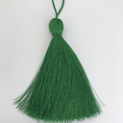 Koyu Yeşil Püskül 10 Cm-TPS-1159