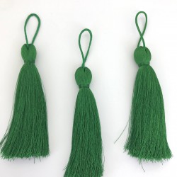 Koyu Yeşil Püskül 10 Cm-TPS-1159