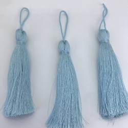 Açık Turkuaz Püskül 10 Cm-TPS-1167