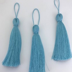 Koyu Turkuaz Püskül 10 Cm-TPS-1168