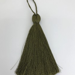 Zeytin Yeşili Püskül 10 Cm-TPS-1170