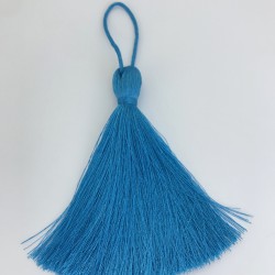 Turkuaz Püskül 10 Cm-TPS-1176