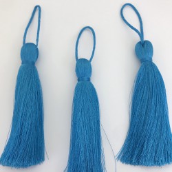 Turkuaz Püskül 10 Cm-TPS-1176