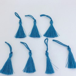 Turkuaz Püskül 4 Cm-TPS-1184