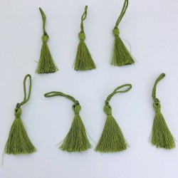 Zeytin Yeşili Püskül 4 Cm-TPS-1185