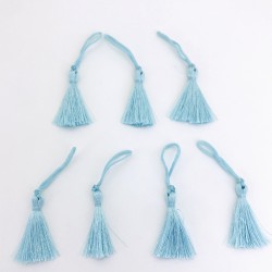 Açık Turkuaz Püskül 4 Cm-TPS-1188