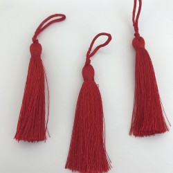 Kırmızı Püskül 7 Cm-TPS-1209