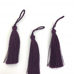 Patlıcan Mor Püskül 7 Cm-TPS-1216