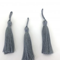 Koyu Gri Püskül 7 Cm-TPS-1226