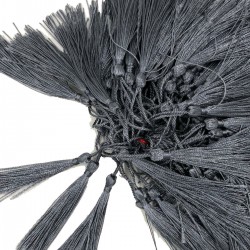 Gri İthal Tekli Püskül 6 Cm 100 Adet-TPS-1251