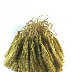 Gold Simli İthal Tekli Püskül 6 Cm 100 Adet-TPS-1285