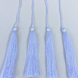 Lila Uzun Kep Süsleme Püskülü Boy 20 Cm-TPS-1292