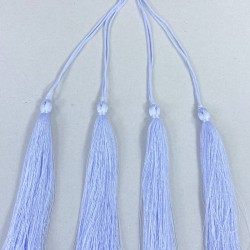 Lila Uzun Kep Süsleme Püskülü Boy 20 Cm-TPS-1292