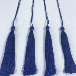 Açık Lacivert Uzun Kep Süsleme Püskülü Boy 20 Cm-TPS-1293