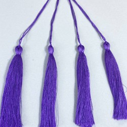 Açık Mor Uzun Kep Süsleme Püskülü Boy 20 Cm-TPS-1299