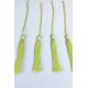 Yağ Yeşili Uzun Kep Süsleme Püskülü Boy 20 Cm-TPS-1303