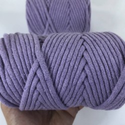 Lila Makrome İp Kordon Kaytan Dokuma İp Sepet Supla Salıncak Çanta Paspas İpi Çok Amaçlı İp Tress 10 Metre-TRESS-1001