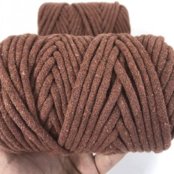 Kiremit Makrome İp Kordon Kaytan Dokuma İp Sepet Supla Salıncak Çanta Paspas İpi Çok Amaçlı İp Tress 10 Metre-TRESS-1004