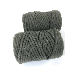 Yeşil Makrome İp Kordon Kaytan Dokuma İp Sepet Supla Salıncak Çanta Paspas İpi Çok Amaçlı İp Tress 10 Metre-TRESS-1005