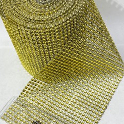 Gold Plastik Şerit Taş 1 Metre 24 Sıra-TSB-1017