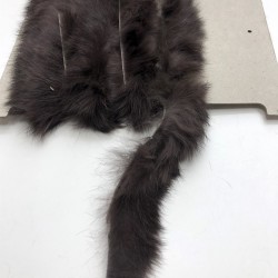 Koyu Kahve Tavşan Tüyü 1 mt-TVT-1005