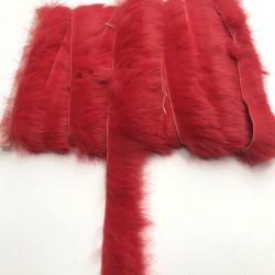 Kırmızı Tavşan Tüyü 1 mt-TVT-1006