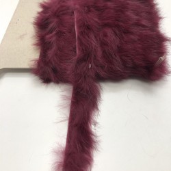 Bordo Tavşan Tüyü 1 mt-TVT-1009