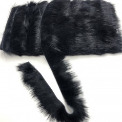 Siyah Tavşan Tüyü 1 mt-TVT-1014