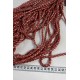 Kırmızı G&uuml;m&uuml;ş Twicord &Ccedil;ift Renkli Kordon Şerit 0,8 Mm &ndash; Dekoratif S&uuml;sleme İpi 10 Metre-TWICORD-5