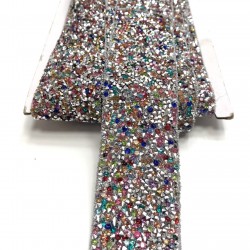 Rengarek Ütü ile Yapışan Şerit Aplik 4 cm-USA-1013