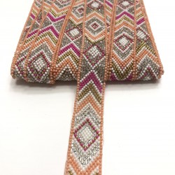 Renkli Ütü ile Yapışan Renkli Şerit 2 Cm-USA-1021