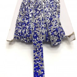 Mavi Ütü ile Yapışan Şerit Aplik-USA-1054