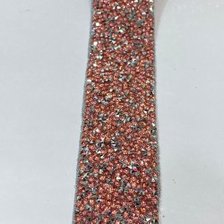 Pembe Ütüyle Yapışan Taşlı Şerit-USA-1089