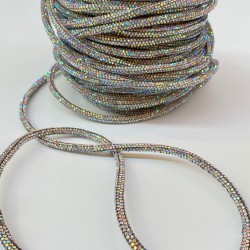 Janjanlı Full Taşlı Boru Şerit Boncuk Aplik-USA-111