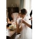 Velmirel Lace Beyaz Gelin Eldiveni &ndash; Dantel İşlemeli Vintage Şıklık Nikah & D&uuml;ğ&uuml;n Aksesuarı-VELMIREL-2