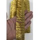 Gold Işıltılı Velmora Sa&ccedil;aklı Dekoratif Kenar S&uuml;s&uuml; Şerit &ndash; El İşi S&uuml;sleme Şeridi 1 Metre-VELMORA-100