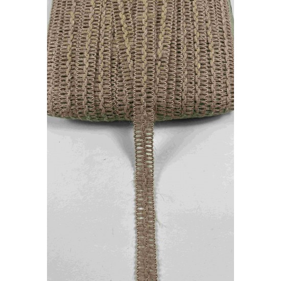 Hasır Vensora Hasır Dalga Detaylı Hasır Dekoratif Şerit 1 Metre Paketleme S&uuml;sleme-VENSORA-3