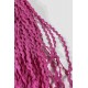 Koyu Fuşya WaveLace Dalgalı Dekoratif Şerit Kenar S&uuml;s&uuml; &ndash; 1 cm İnce Zigzag Şerit 5 Metre-WAVELACE-10