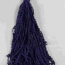 Lacivert WaveLace Dalgalı Dekoratif Şerit Kenar S&uuml;s&uuml; &ndash; 1 cm İnce Zigzag Şerit 5 Metre-WAVELACE-11